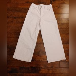 Reitmans Wide Leg Cropped Jeans Size 28